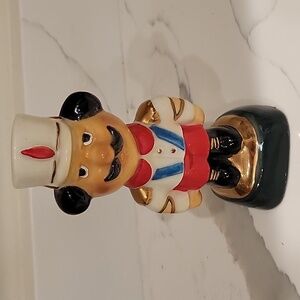 Vintage 1978 James Beam Collectable Figure ~ This Piece Does Display Well !